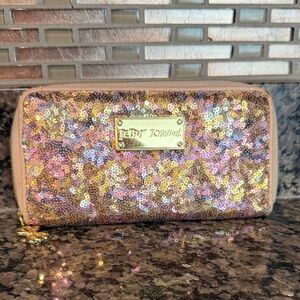 Betsey Johnson Multicolor Sequin Wallet